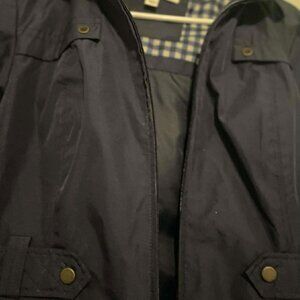 Liz Claiborne Ladies Small Navy WIndbreaker Jacket